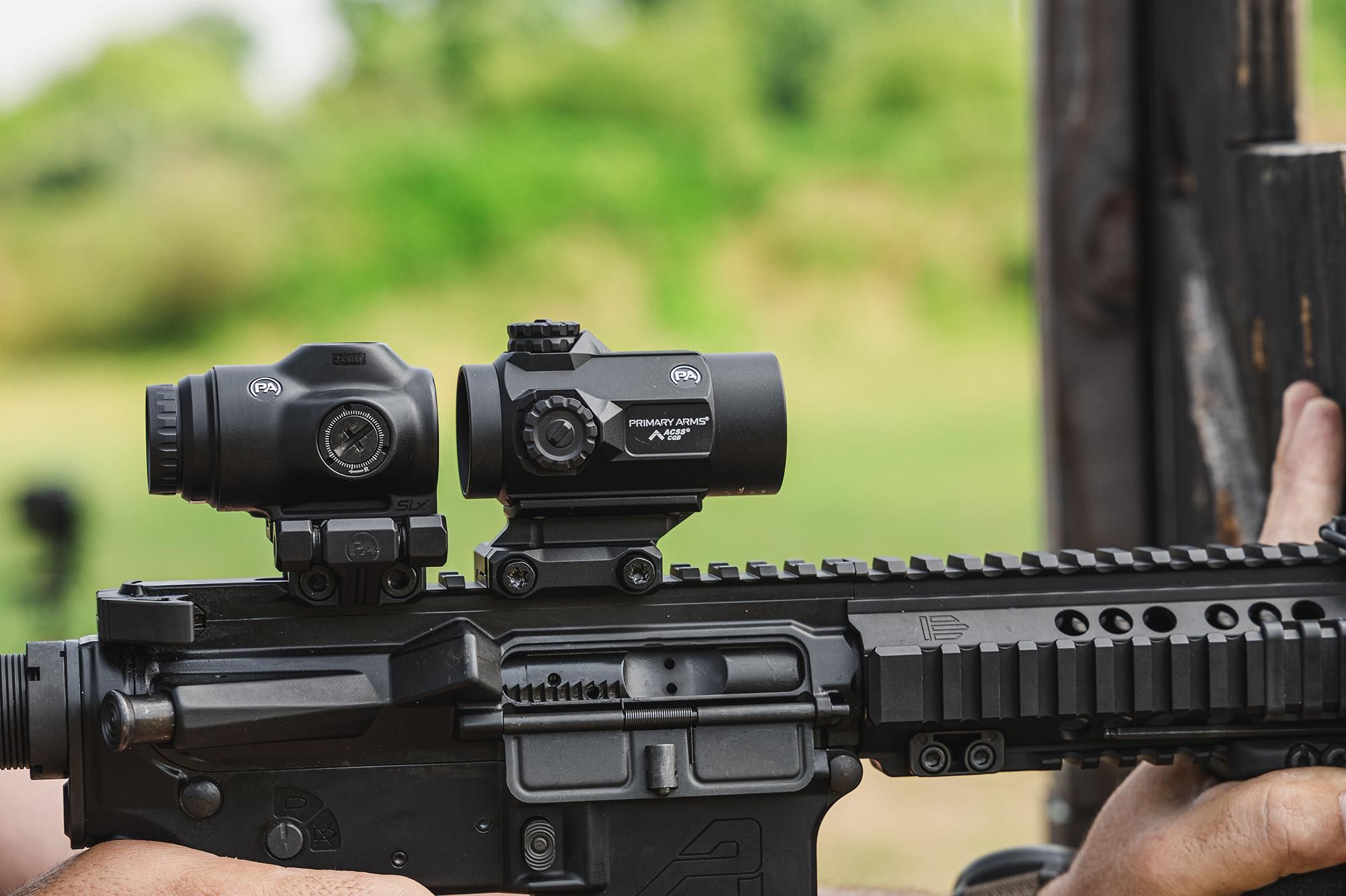 Primary Arms SLx 3X Micro Magnifier - ACSS Pegasus Ranging Reticle